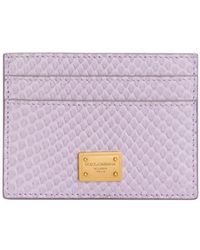 Dolce & Gabbana - Python Card Holder - Lyst