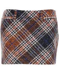 Missoni - Zigzag Motif Tweed Skirt - Lyst
