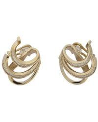 Ferragamo - Triple Gancini Earrings - Lyst