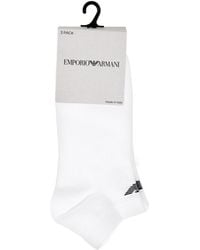 Emporio Armani - Trainer Socks - Lyst