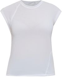 Helmut Lang - Cropped Twisted T-Shirt - Lyst