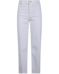 FRAME - Logo Patch Pants - Lyst