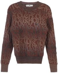 Vivienne Westwood - 3D-Detailed Crewneck Jumper - Lyst