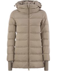 Herno - Zip-Up Hooded Down Jacket - Lyst