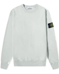 Stone Island - Compass-Patch Sweatshirt - Lyst