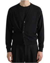 Lemaire - V-Neck Buttoned Cardigan - Lyst