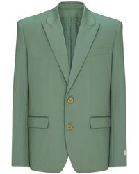 Balmain - Cotton Twill 2-Button Jacket - Lyst
