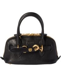 Miu Miu - Aventure Mini Nappa Leather Bag - Lyst