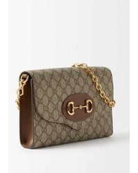 Gucci - Horsebit Lthr Shldr Bag - Lyst