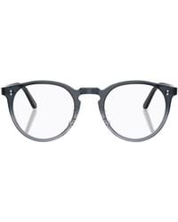 Oliver Peoples - Oval Frame Glasses - Lyst