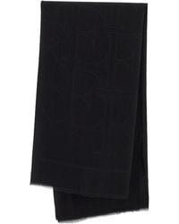 Elisabetta Franchi - Fringed-Edge Square Scarf - Lyst