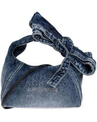 Marc Jacobs - The Bow Denim Mini Sack Bag - Lyst