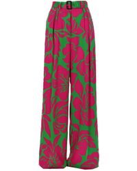 Dries Van Noten - Trousers Peaches Bis Viscose - Lyst