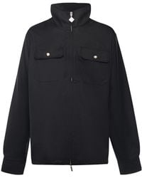 CASABLANCA - Pocket Zip-Up Shirt Jacket - Lyst