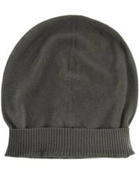 Rick Owens - Ribbed-Trim Beanie Hat - Lyst