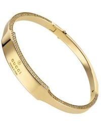 Gucci - Trademark Crystal Bangle Bracelet - Lyst