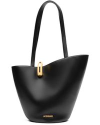 Jacquemus - The Medium Bambola Asymmetric Bucket Bag - Lyst