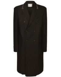 Sacai - Peak Lapel Double-Breasted Coat - Lyst