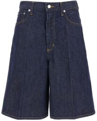 Agolde - Nolan Straight Leg Denim Shorts - Lyst