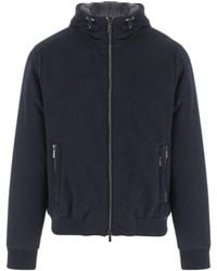 Moorer - Oniro Quilted Hooded Jacket - Lyst
