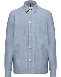 Moncler - Elorn Chambray Shirt Jacket - Lyst