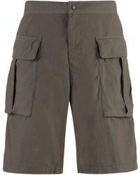 Aspesi - Mid-Rise Straight-Leg Cargo Shorts - Lyst
