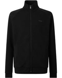 BOSS - Stand Collar Zip Jacket - Lyst