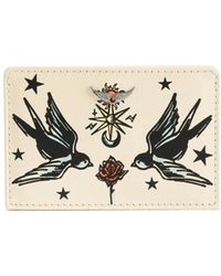 Zadig & Voltaire - Zv Pass Tattoo Card Holder - Lyst