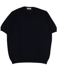 Gran Sasso - Short Sleeved Knitted Jumper - Lyst