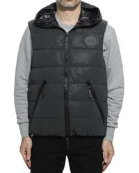 Hydrogen - Hooded Vest Down Jacket - Lyst