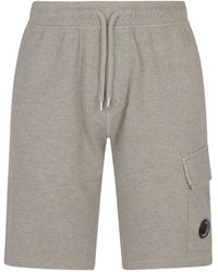 C.P. Company - Lens Details Sports Shorts - Lyst