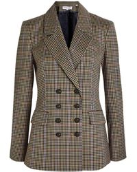 Veronica Beard - Claude Dicky Plaid Stretch-Wool Blazer - Lyst