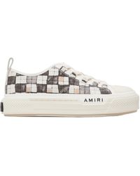 Amiri - Plaid Pattern Low-Top Casual Sneakers - Lyst