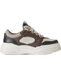 Fendi - Force Lace-Up Sneakers - Lyst