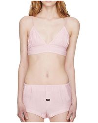OPEN YY - Crinkled Bralette - Lyst
