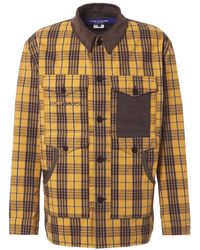 Junya Watanabe - Checked Cotton Flannel Jacket - Lyst