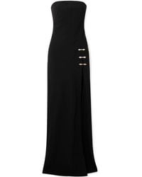 Saloni - Embellished Crepe Gown - Lyst