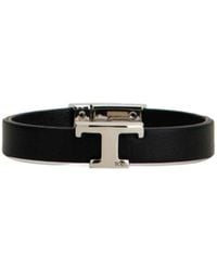 Tod's - Timeless Logo Plaque Bracelet - Lyst