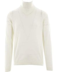 Roberto Collina - Turtleneck Ribbed-Cuffs Sweater - Lyst