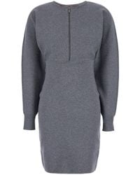 Max Mara - Zip Crew-Neck Dress - Lyst