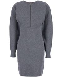 Max Mara - Zip Crew-Neck Dress - Lyst