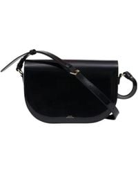 A.P.C. - Foldover Top Shoulder Bag - Lyst