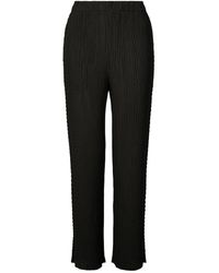 Issey Miyake - Pleated Casual Trousers - Lyst