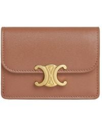 Celine - Card Holder Triomphe - Lyst