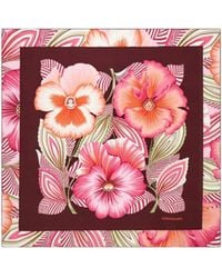 Ferragamo - Ferragamo Eyewear Floral Print Scarf - Lyst