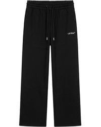 Off-White c/o Virgil Abloh - Logo Detailed Drawstring Sweatpants - Lyst