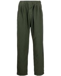 Aspesi - Pleated Straight-Leg Cotton Trousers - Lyst