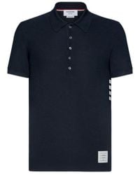 Thom Browne - Bar Short-Sleeved Polo Shirt - Lyst