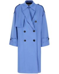 Dries Van Noten - Lapel Long-Sleeved Trench Coat - Lyst