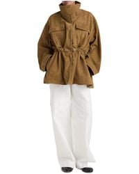 Rohe - Sculptural Suede Jacket - Lyst